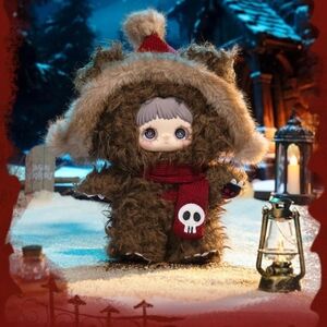 NIB Maymei Winter Weirdness Plush Pendant Confirmed Rebel Bear🧸